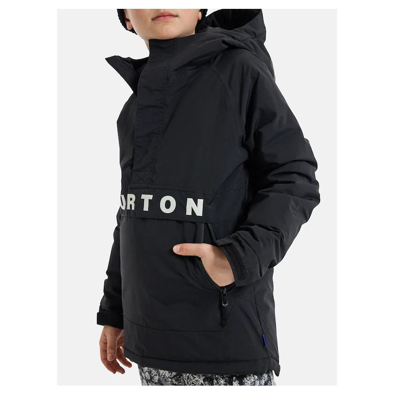 23-24 BURTON KD FROSTNER ANORAK JKT カラー:TRUE BLACK Mサイズ 子供