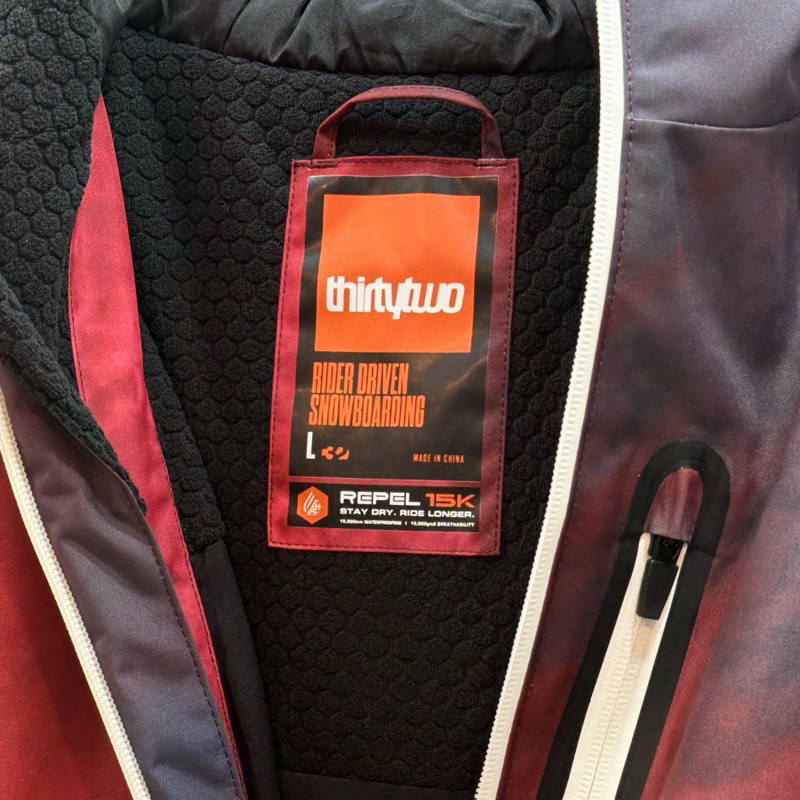 【OUTLET】ジュニア 25 THIRTYTWO YOUTH GRASSER INSULATED JKT HAZE L 子供 スノーボード スキー スノボウェア ジャケット JACKETの画像