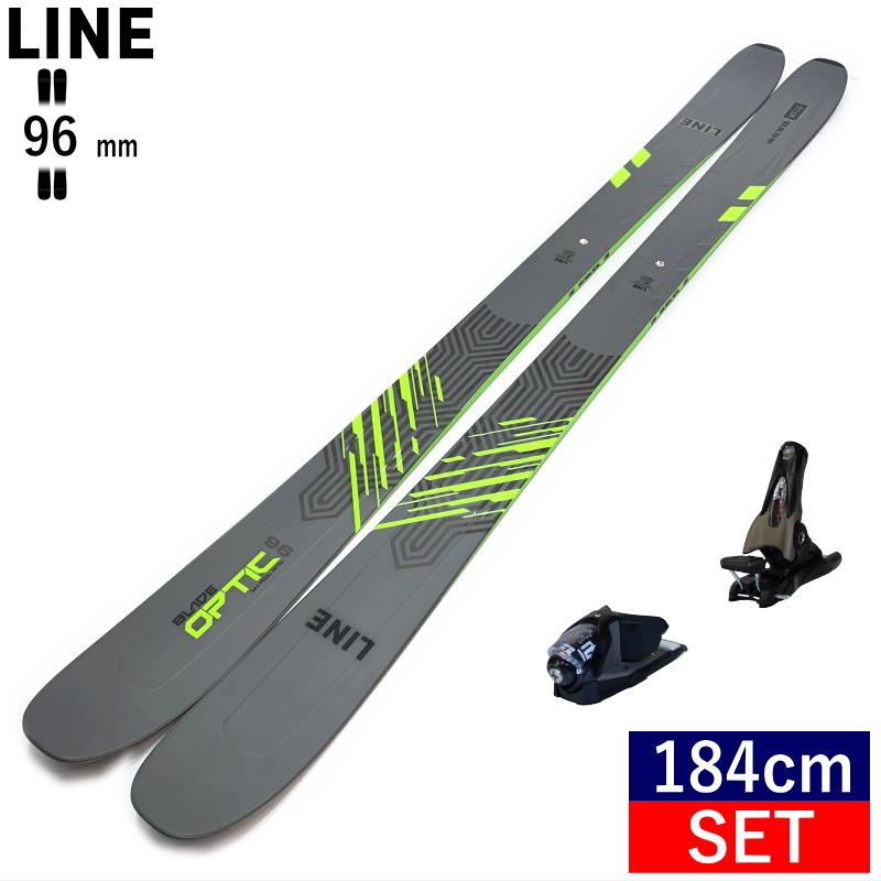 [184cm/96mm幅]22-23 LINE BLADE OPTIC 96+SPX 12 gw ライン フリースキー＋ビンディングセット オールラウンド カービング