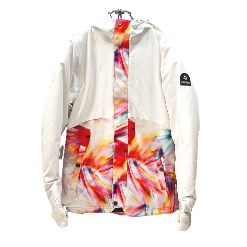【OUTLET】【汚大】20 ジュニア[Mサイズ] NIKITA GIRLS SITKA JKT WHITE 子供用 スノーボード スキー スノボウェア ジャケット 正規品 | NIKITA | 01