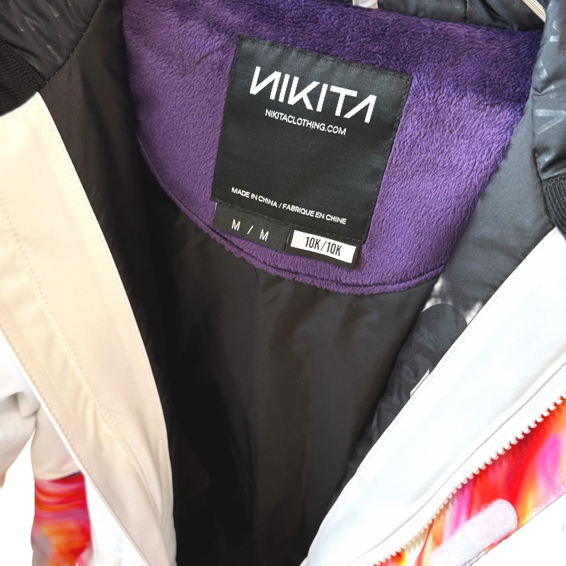 【OUTLET】【汚大】20 ジュニア[Mサイズ] NIKITA GIRLS SITKA JKT WHITE 子供用 スノーボード スキー スノボウェア ジャケット 正規品 | NIKITA | 05