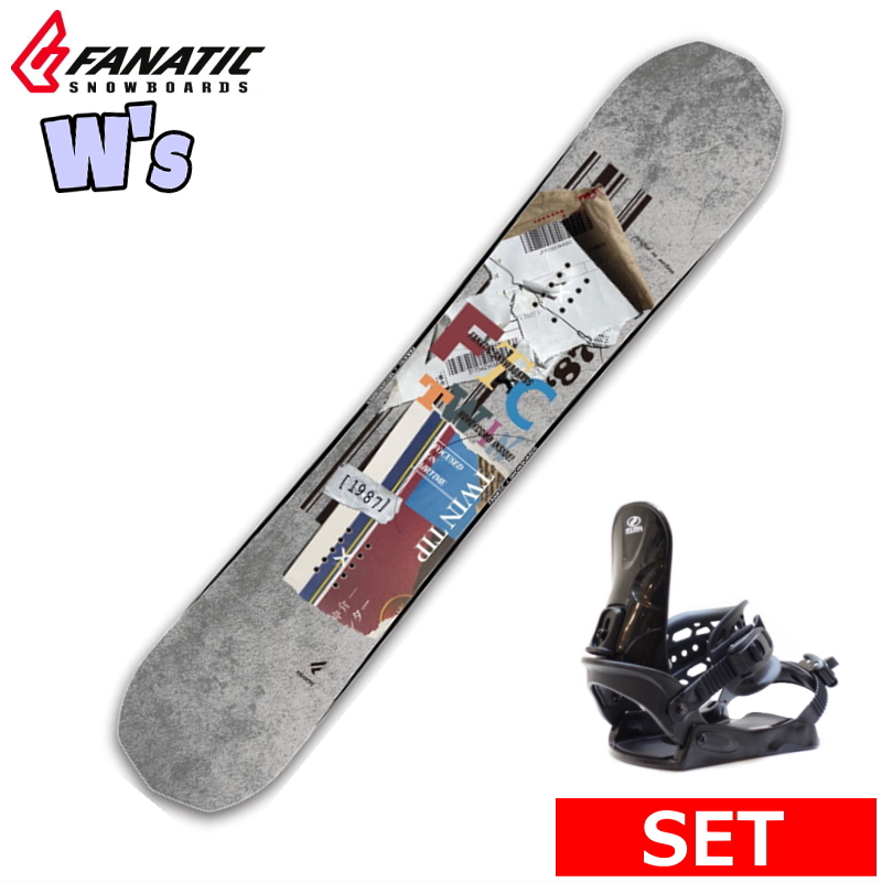 23-24 FANATIC FTC TWIN+ZUMA BINDING メンズ スノーボード2点セット
