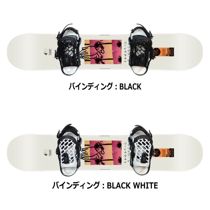 23-24 FANATIC T-DECK LIGHT GREY+ZUMA ZM ファナティック メンズ レディース スノーボード2点セット 型落ち |  | 01