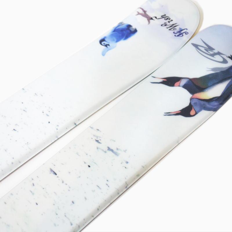 [93cm/85mm幅]GR Ski life Ifwish+JRS7.5GWCA ジュニアスキー＋ビンディングセット ショートスキー ファンスキー スキーボード｜off-1｜03