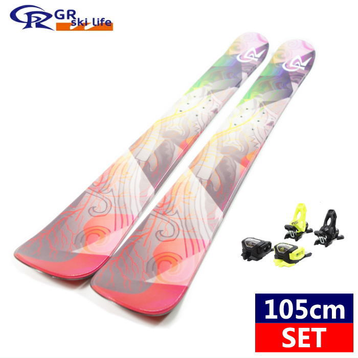 【早期予約商品】[105cm/105mm幅]GR Ski life OverDose+AAATTACK2 11  ショートスキー ファンスキー スキーボード
