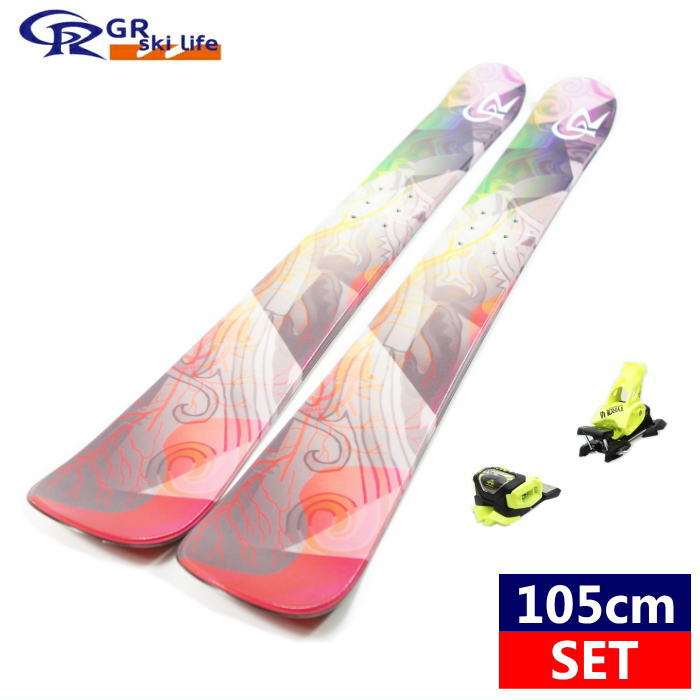 【早期予約商品】[105cm/105mm幅]GR Ski life OverDose+ATTACK 11 GW  ショートスキー ファンスキー スキーボード