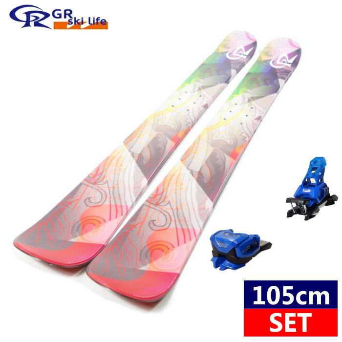【早期予約商品】[105cm/105mm幅]GR Ski life OverDose+ATTACK 14 GW  ショートスキー ファンスキー スキーボード