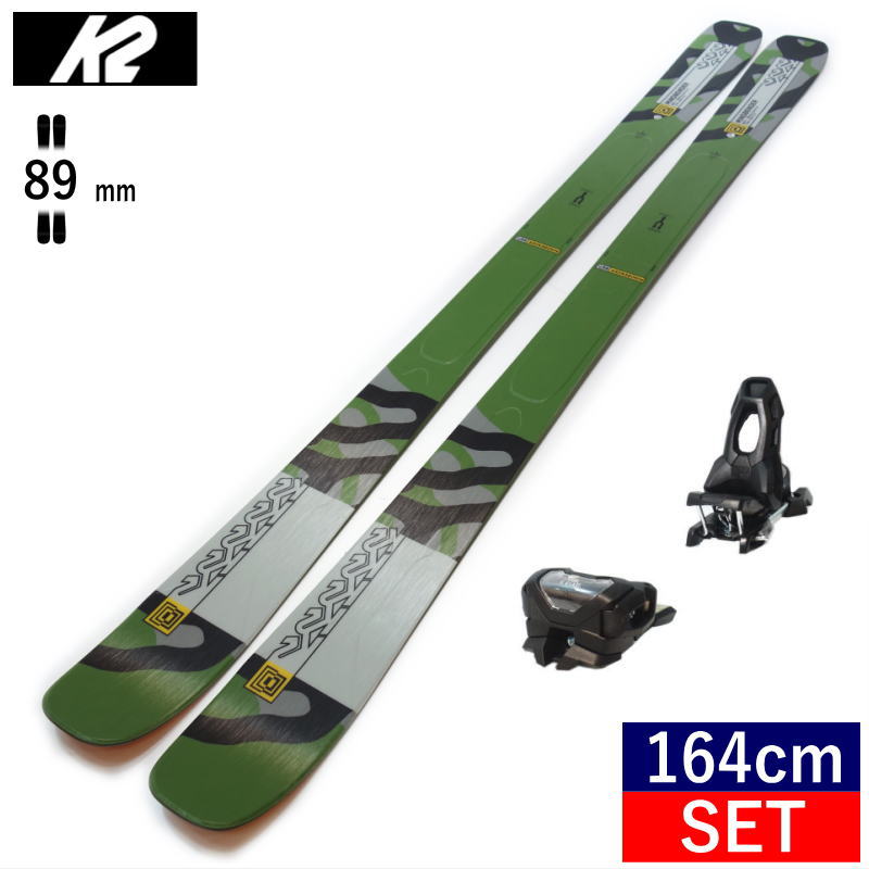 ケーツー K2 MINDBENDER 89TI+ATTACK 11 GW スキー＋ビンディングセット オールラウンド カービング [164cm/89mm幅] 23-24｜off-1