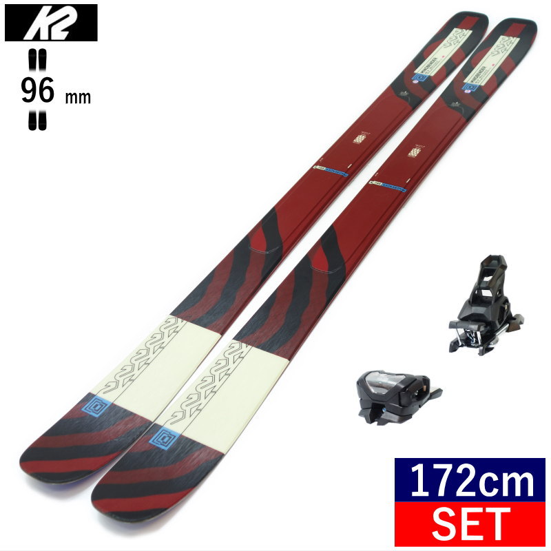 ケーツー K2 MINDBENDER 96C W+ATTACK 14 GW スキー＋ビンディングセット オールラウンド カービング [172cm/96mm幅] 23-24｜off-1