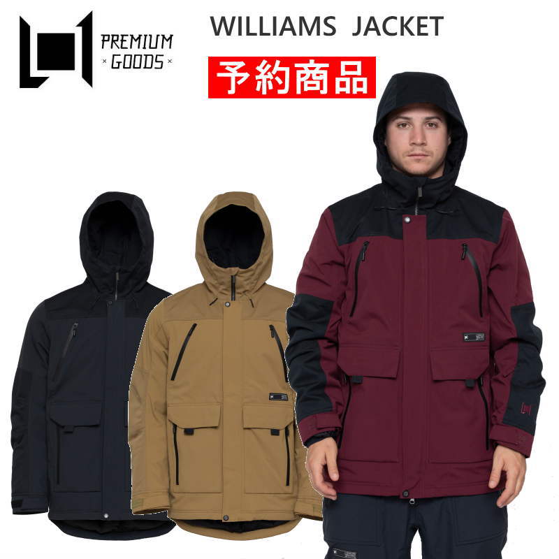 早期予約商品】 ○ 23-24 L1 WILLIAMS JACKET メンズ スノボウェア