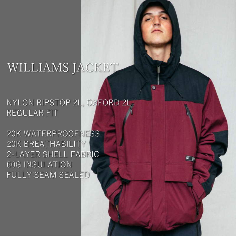 早期予約商品】 ○ 23-24 L1 WILLIAMS JACKET メンズ スノボウェア