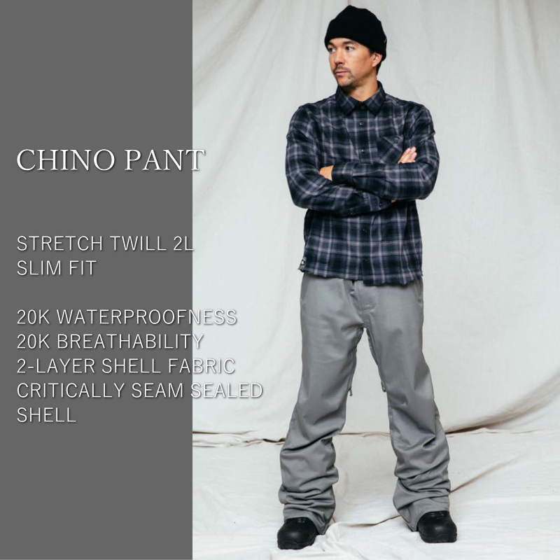 ○ L1 CHINO PNT COFFEE XLサイズ メンズ スノーボード スキー パンツ 