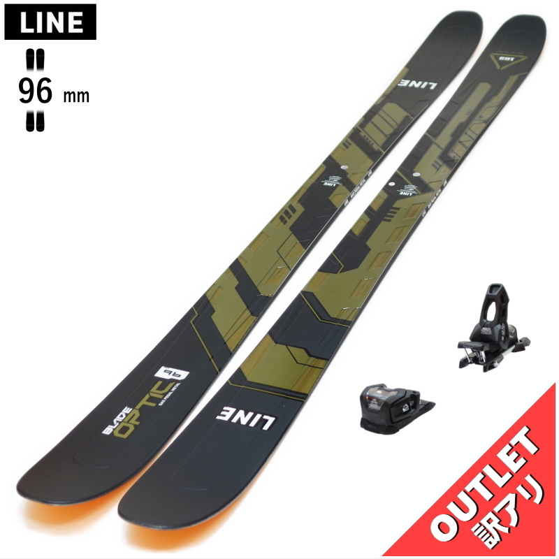 センター幅96mm 163cm]LINE BLADE OPTIC 96+ATTACK 11LYT 型落ち旧