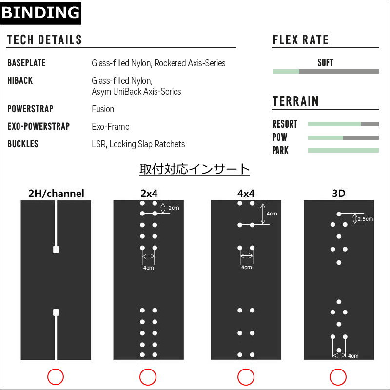 23-24 NEVER SUMMER VALHALLA+FLOW FENIX カラー:BLACK ネバーサマー メンズ スノーボード2点セット パウダーボード 型落ち 日本正規品 | NEVER SUMMER | 07