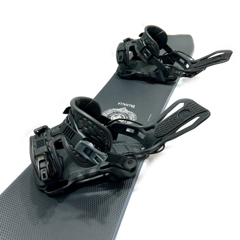 23-24 NEVER SUMMER VALHALLA+FLOW FENIX PLUS カラー:BLACK ネバーサマー メンズ スノーボード2点セット パウダーボード 型落ち 日本正規品 |  | 01