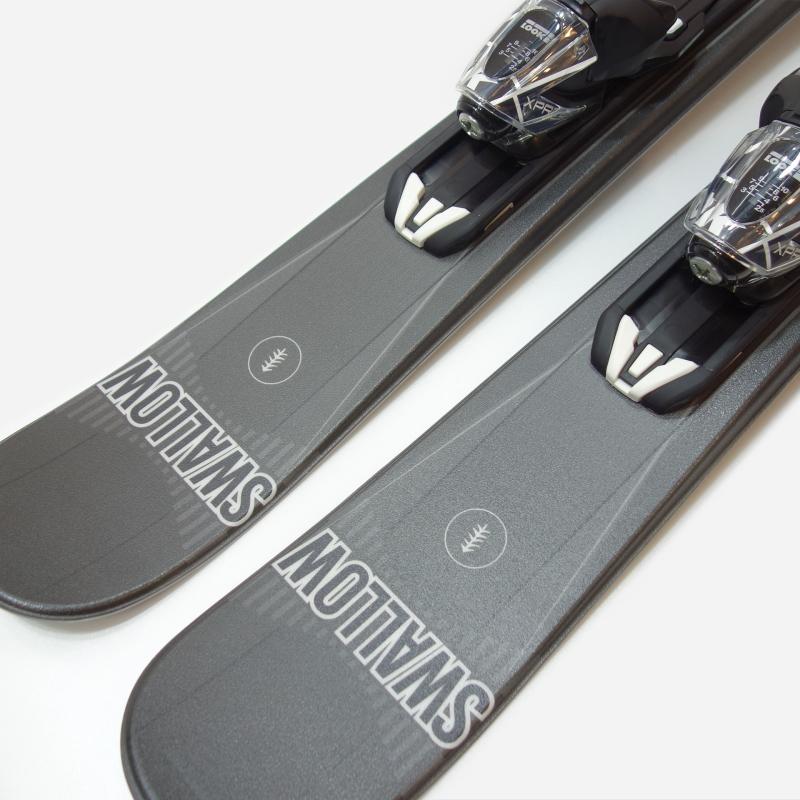 [99cm/90mm幅]SWALLOW OREO 99+XPRESS 10 BLACK カラー:BLACK ビンディングセット ショートスキー ファンスキー スキーボード｜off-1｜02