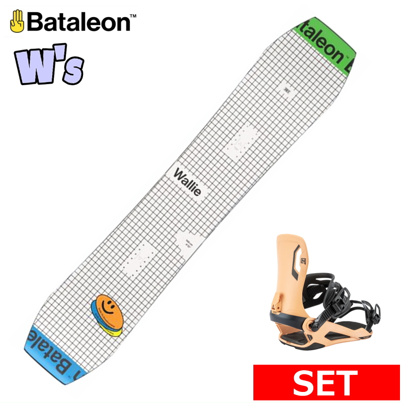 24-25 BATALEON Wallie+NITRO TALENT S レディース スノーボード2点セット 女性用 型落ち 日本正規品 | 