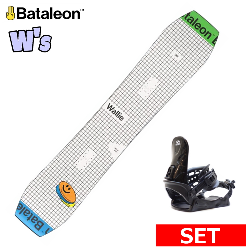 24-25 BATALEON Wallie+ZUMA BINDING レディース スノーボード2点セット 女性用 型落ち 日本正規品 | 