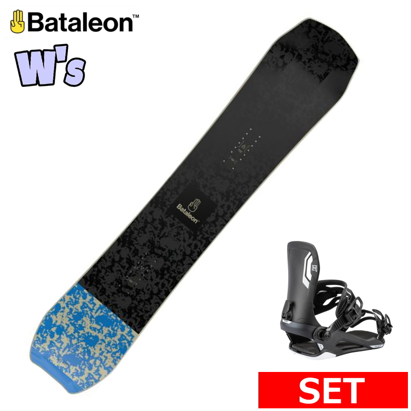 24-25 BATALEON Whatever カラー:BLACK+NITRO TALENT S レディース ボードセット2点セット 女性用 型落ち 日本正規品 | 