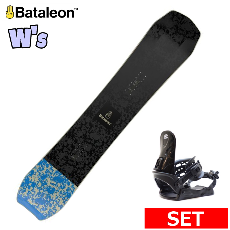 24-25 BATALEON Whatever カラー:WHITE+ZUMA BINDING レディース ボードセット2点セット 女性用 型落ち 日本正規品 | 