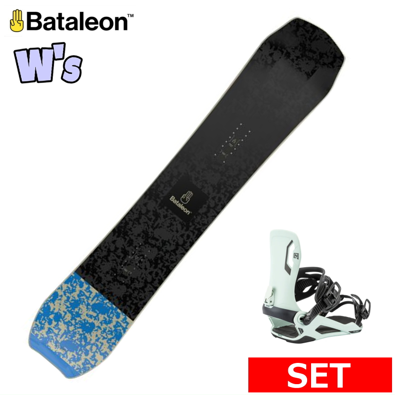 24-25 BATALEON Whatever カラー:WHITE+NITRO TALENT S レディース ボードセット2点セット 女性用 型落ち 日本正規品 | 