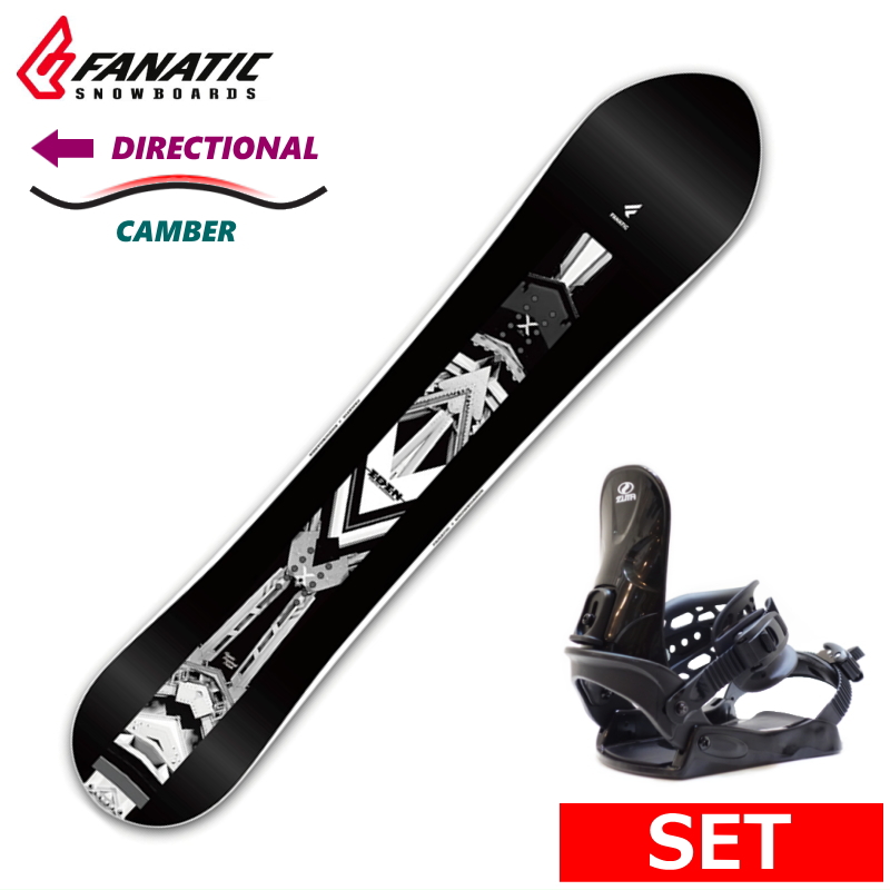24-25 FANATIC EDEN+ZUMA BINDING メンズ スノーボード2点セット