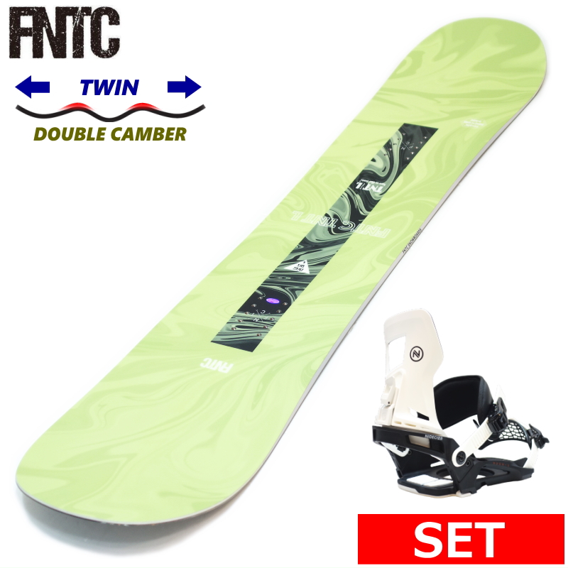 FNTC 24.25スノーボード 147㎝　即購入ok 24-25 FNTC TNT L YELLOW GREEN+NIDECKER MUON-X メンズ スノーボード2