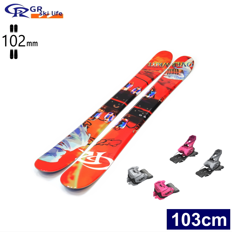 センター幅102mm 103cm]GR Ski life OverWrite+ATTACK 14 GW MIX 26