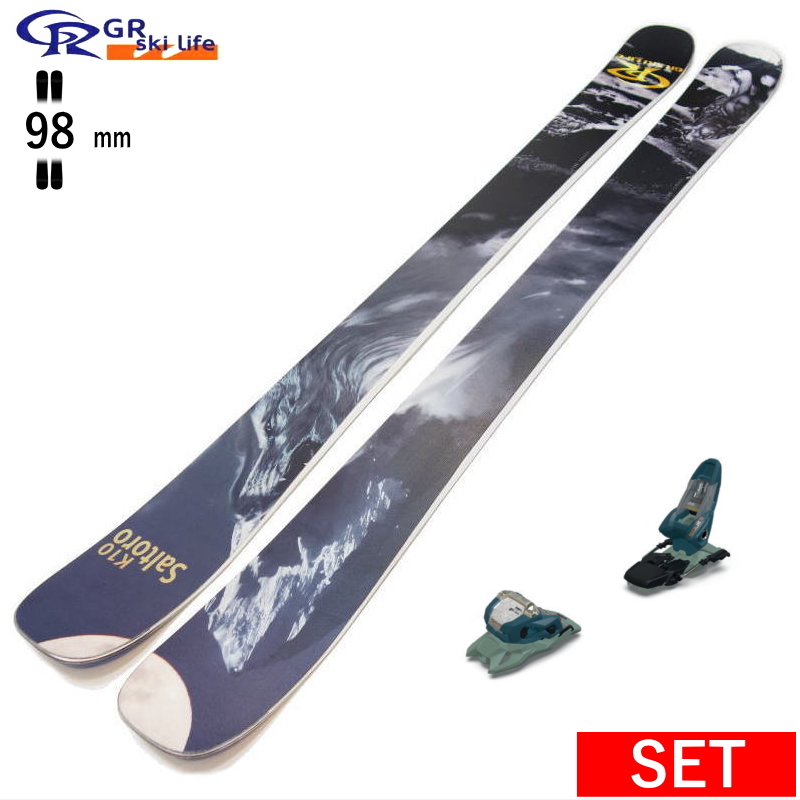 gr ski lifeショートスキー GR Ski life Saltoro+SQUIRE 11[128cm/センター幅98mm幅]25