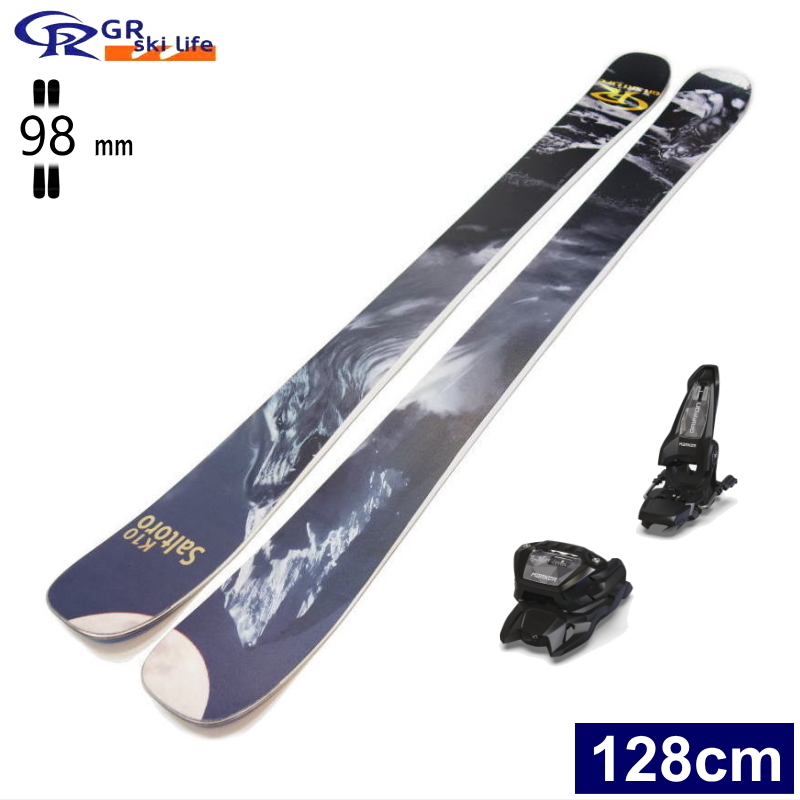 ファンスキー ショートスキー 2セット センター幅89mm 100cm]GR Ski life WhiteLand+XPRESS 10 型落ち旧