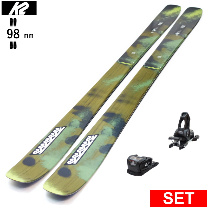 K2 MINDBENDER JUVY+ATTACK 11LYT   25モデル スキー板セット セミファットスキー フリースキー | K2（スキー、スノーボード）