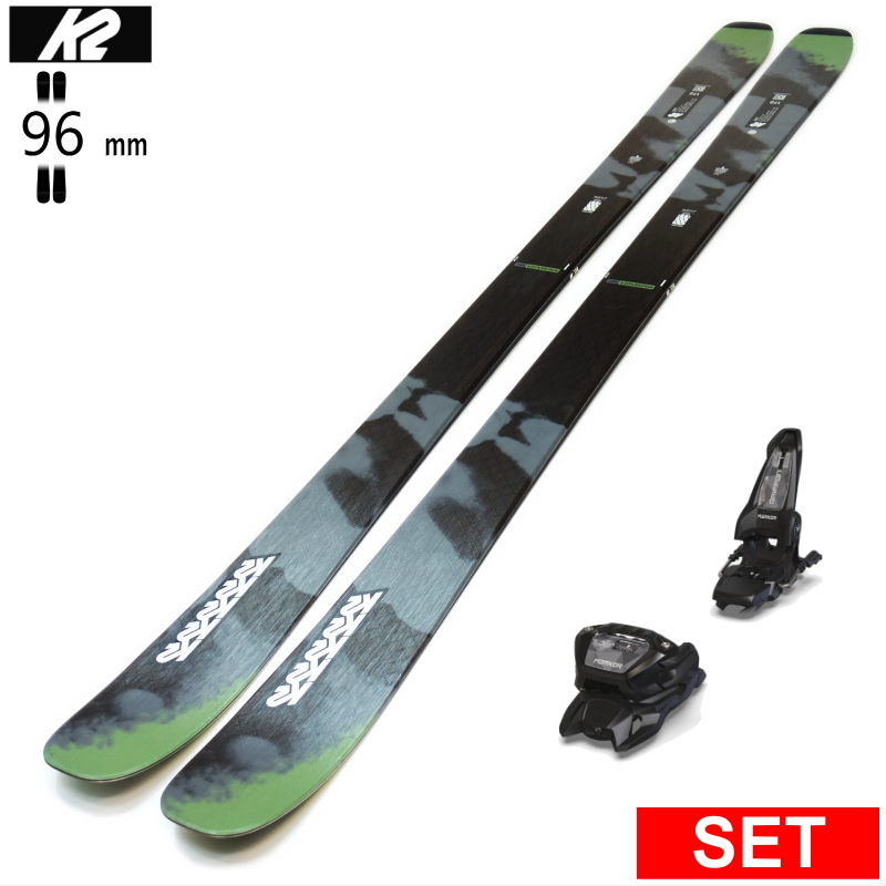 K2 [センター幅96mm 166cm|172cm]K2 MINDBENDER 96C+GRIFFON 13 型落ち