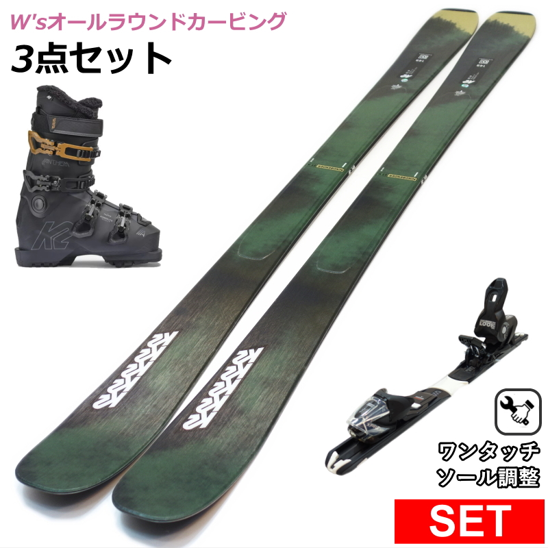 [フリースキー3点セット]K2 MINDBENDER 85 W+ANTHEM 85  型落ち旧モデルスキー板セット フリースキー | K2（スキー、スノーボード）