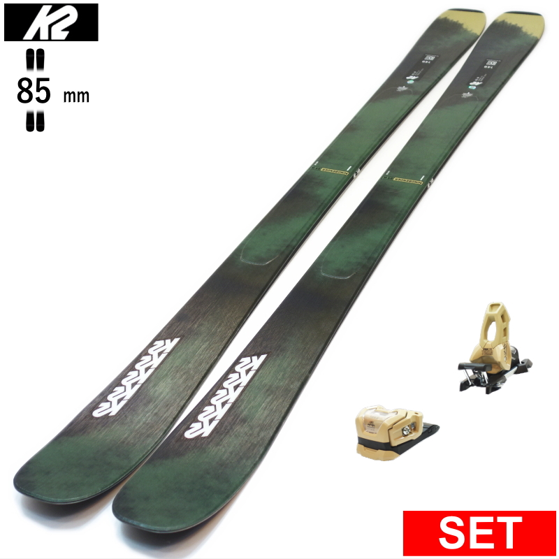 K2 MINDBENDER 85 W+ATTACK 11LYT   25モデル スキー板セット フリースキー | K2（スキー、スノーボード）