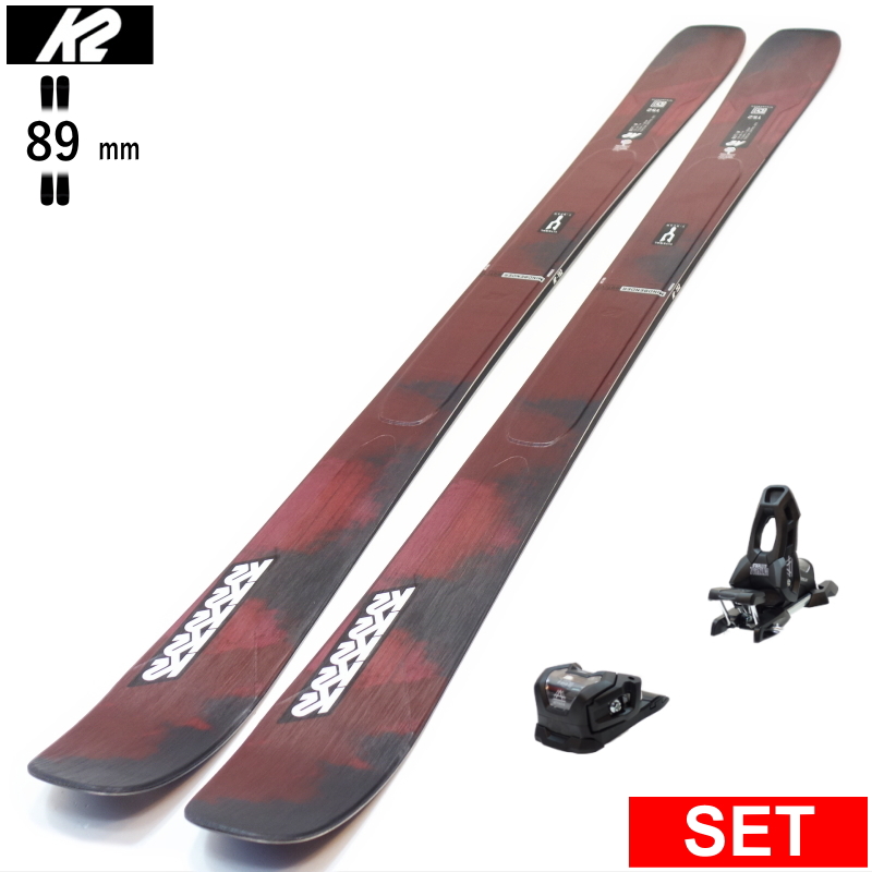 K2 MINDBENDER 89TI W+ATTACK 11LYT   25モデル スキー板セット フリースキー | K2（スキー、スノーボード）