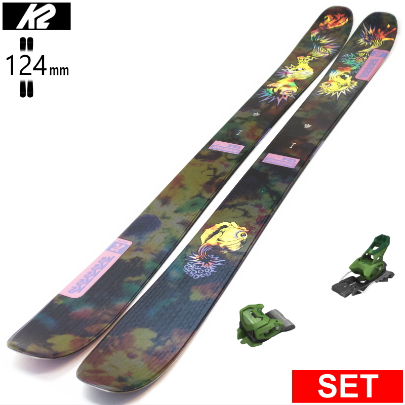 [センター幅124mm 169cm|179cm]K2 RECKONER 124+ATTACK 14 GW 型落ち旧モデルスキー板セット オールマウンテン パウダー | K2（スキー、スノーボード）