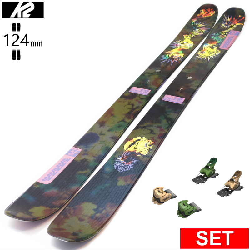 [センター幅124mm 169cm|179cm]K2 RECKONER 124+ATTACK 14 GW MIX 型落ち旧モデルスキー板セット オールマウンテン パウダー | K2（スキー、スノーボード）
