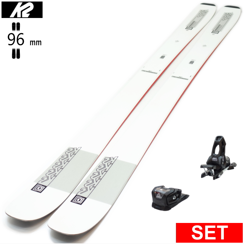 【軽量☆】136cm　Ｋ２スキー板セット♪　送料無料！ K2 K2 OMEN 90 169[169cm/90mm幅]24-25 フリースキー オールラウンド