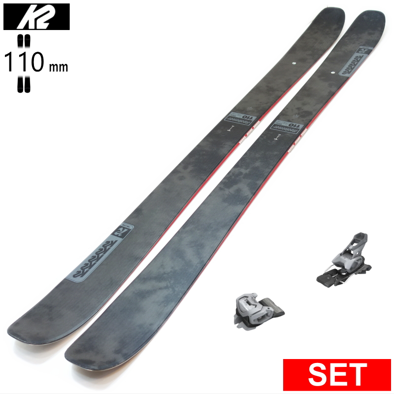 [センター幅110mm 170cm|177cm|184cm]K2 RECKONER 110 LTD+ATTACK 14 GW 型落ち旧モデルスキー板セット オールマウンテン パウダー | K2（スキー、スノーボード）
