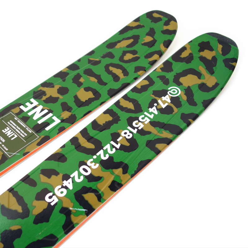 [センター幅96mm 163cm]LINE OPTIC 96 カラー:CAMO+XPRESS 10 GW ワンタッチ調整ビンディング付 型落ち旧モデルスキー板セット セミファットスキー フリースキー |  | 03