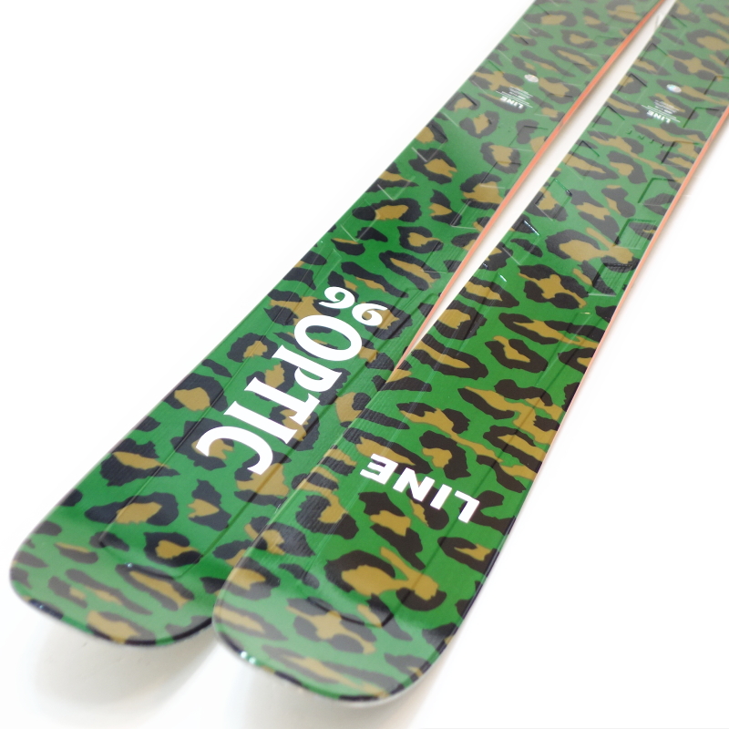 [センター幅96mm 163cm]LINE OPTIC 96 カラー:CAMO+XPRESS 10 GW ワンタッチ調整ビンディング付 型落ち旧モデルスキー板セット セミファットスキー フリースキー |  | 01