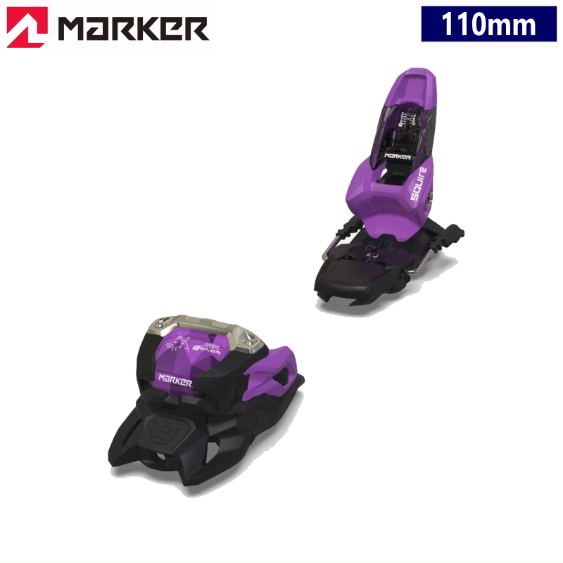 MARKER SQUIRE 11 カラー:BLACK PURPLE[110mm] フリースキー ビンディング 型落ち・旧モデル | MARKER
