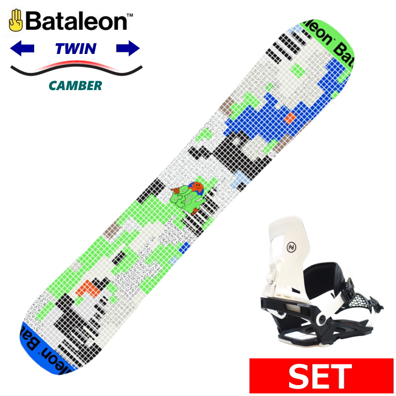 25-26 BATALEON BLOW JPN LTD+NIDECKER MUON-X メンズ スノーボード2点セット オールラウンド カービング 型落ち 日本正規品 | 