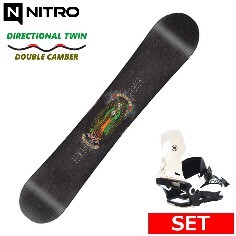 24-25 NITRO DEMAND LTD GULLWING+NIDECKER MUON-X メンズ スノーボード2点セット オールラウンド カービング 型落ち 日本正規品 | 