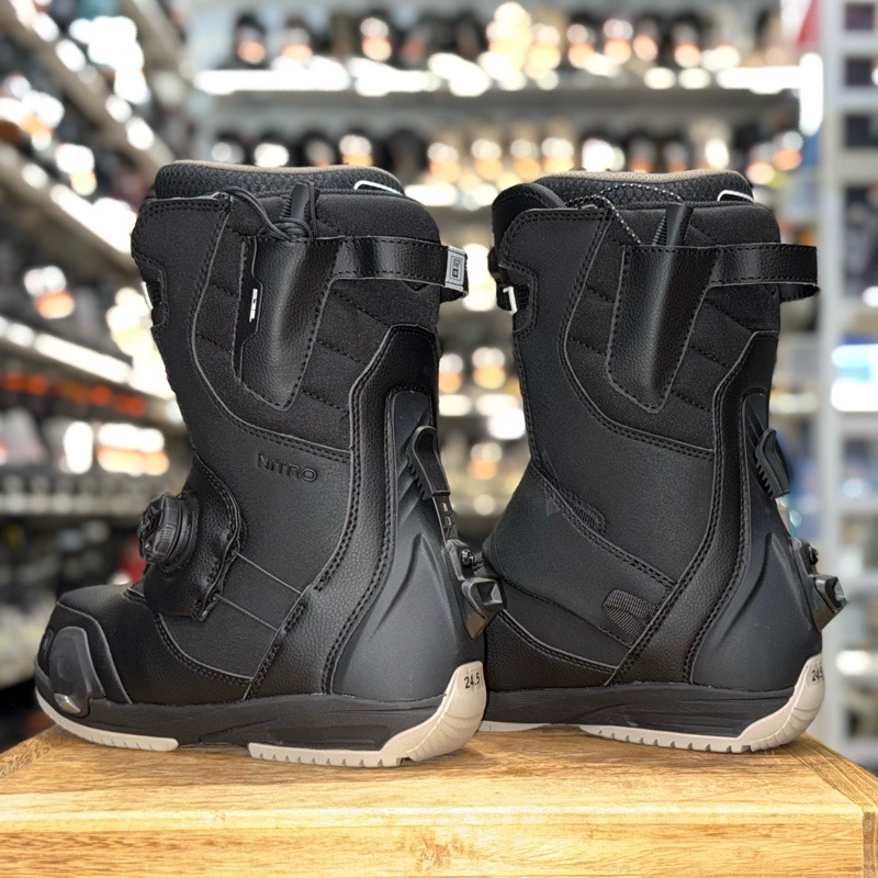 レディース バインディング ブーツ 2点セット アウトレット 25-26 NITRO STEP ON+OUTLET 24.5cm NITRO CAVE TLS カラー:BLACK ナイトロ スノーボード |  | 04