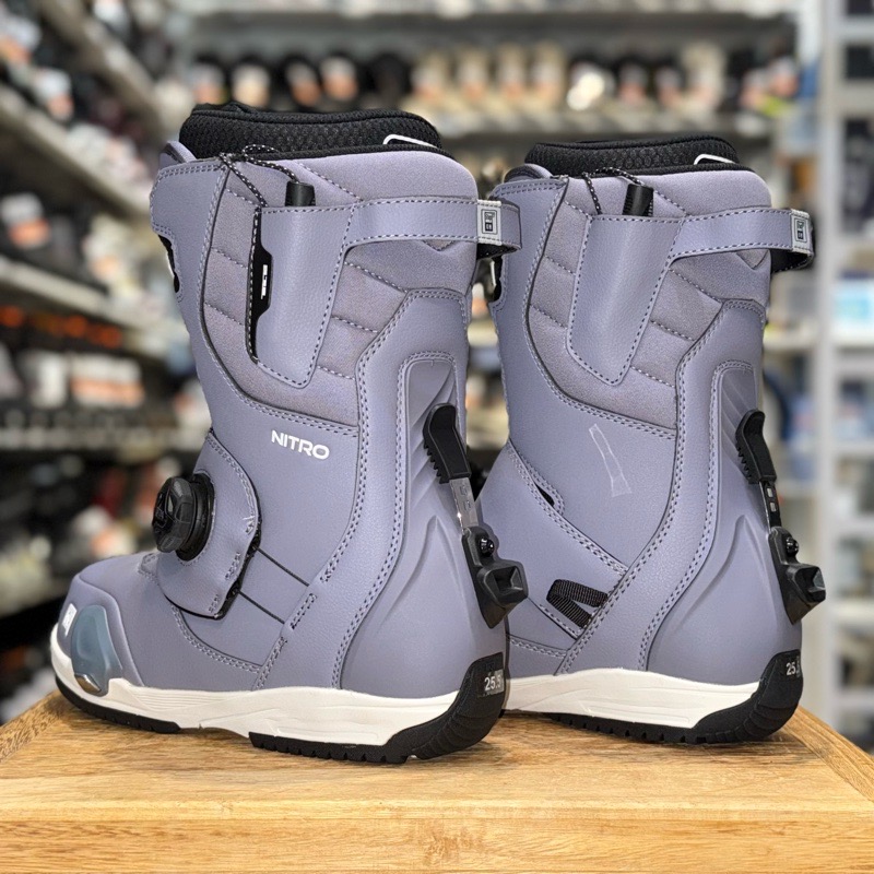 レディース バインディング ブーツ 2点セット アウトレット 25-26 NITRO STEP ON+OUTLET 25.5cm NITRO CAVE TLS カラー:LILAC ナイトロ スノーボード |  | 04