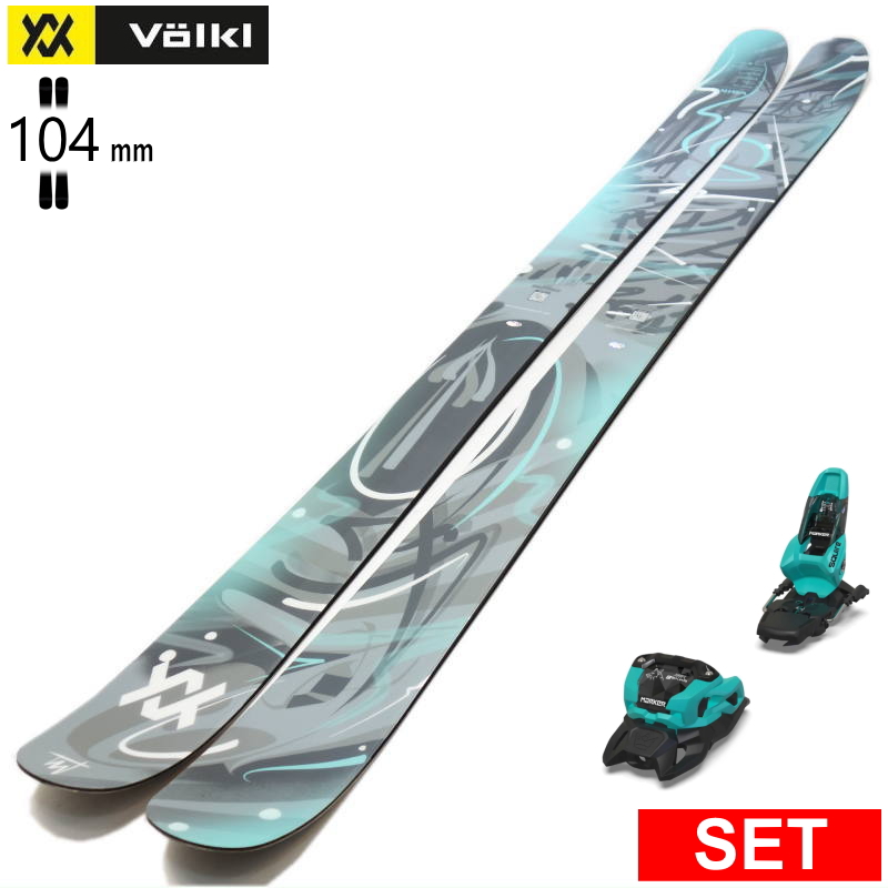 VOLKL（フォルクル） [センター幅104mm 172cm]VOLKL REVOLT 104+SQUIRE