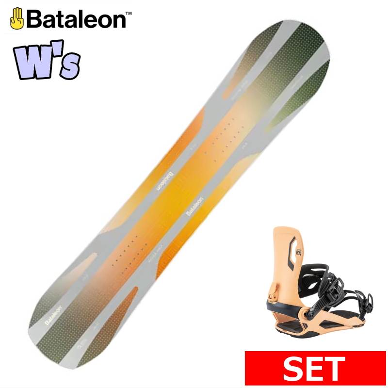 25-26 BATALEON PUSH UP+NITRO TALENT S レディース スノーボード2点セット 女性用 型落ち 日本正規品 | 