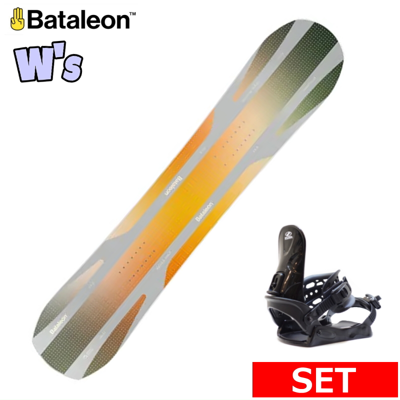 25-26 BATALEON PUSH UP+ZUMA BINDING レディース スノーボード2点セット 女性用 型落ち 日本正規品 | 