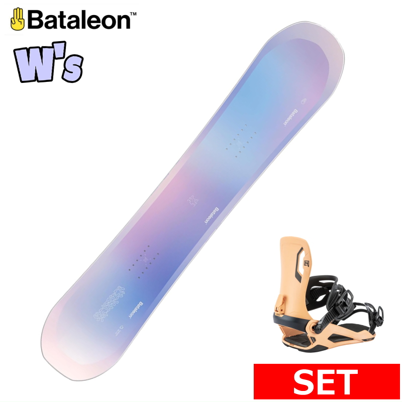25-26 BATALEON FEELBETTER+NITRO TALENT S レディース スノーボード2